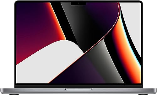 2021 Apple MacBook Pro mit Apple M1 Pro Chip (16-zoll, 16GB RAM, 512GB SSD Kapazität) (QWERTY English) Space Grau (Generalüberholt) von Apple