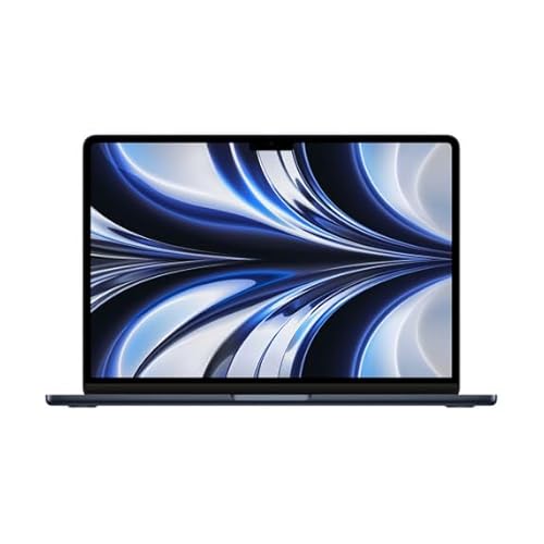 2022 Apple MacBook Air mit Apple M2 Chip (13-zoll, 8GB RAM, 512GB SSD Kapazität) (QWERTY Italian) Mitternacht (Generalüberholt) von Apple