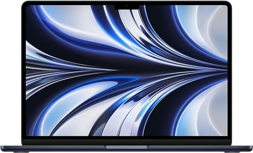 2022 Apple MacBook Air mit Apple M2 chip (13-zoll, 8GB RAM, 512GB SSD Kapazität) (QWERTY Italian) Mitternacht (Generalüberholt) von Apple