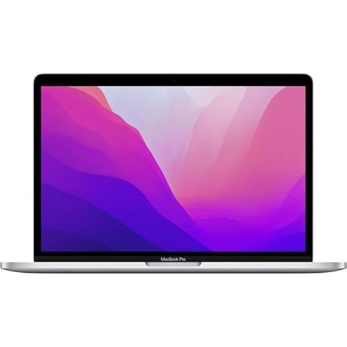 2022 Apple MacBook Pro mit Apple M2 Chip (13 Zoll, 8GB RAM, 512GB SSD) (QWERTY Spanish) Silber (Generalüberholt) von Apple