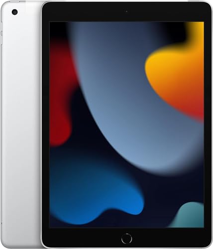 2021 Apple iPad (10,2-zoll, Wi-Fi + Zellular, 256GB) Silber (Generalüberholt) von Apple