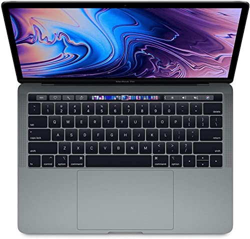 Apple 2017 MacBook Pro Touch Bar with Intel 3.1 GHz Core i5 (13-inch, 8GB RAM, 512GB SSD Storage, Azerty France/Belgium) - Space Gray (Generalüberholt) von Apple