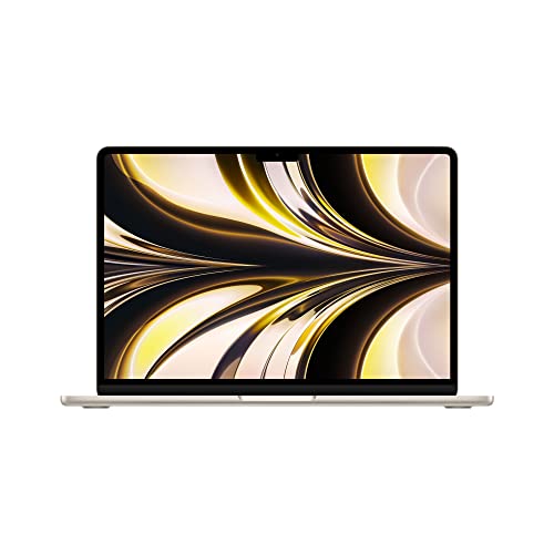 Apple 2022 MacBook Air Laptop mit M2 Chip: 13,6" Liquid Retina Display, 8GB RAM, 512 GB SSD Speicher, beleuchtete Tastatur, 1080p FaceTime HD Kamera. Kompatibel mit iPhone/iPad; Polarstern von Apple