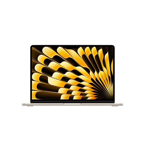 Apple MacBook Air (13", Apple M4 Chip mit 10‑Core CPU und 10‑Core GPU, 24GB Gemeinsamer Arbeitsspeicher, 512 GB) - Polarstern von Apple