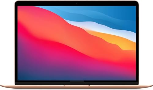 Apple MacBook Air 2020 mit Apple M1-Chip, 8-Core-CPU, 8-Core-GPU (13 Zoll, 8 GB RAM, 512 GB SSD-Speicher) (QWERTZ Deutsch) Gold (Generalüberholt) von Apple