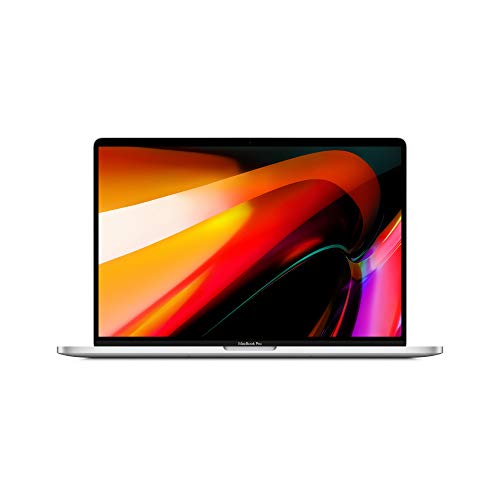 Apple MacBook Pro, 2019 mit Intel Core i7 & Touch Bar (16-Zoll, 32GB RAM, 512GB SSD-Speicher) QWERTZ Deutsch Silber (Refurbished) von Apple