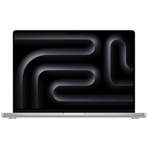 Apple MacBook Pro 2023, M3 Pro Chip mit 12-Core CPU und 18-Core GPU (16-Zoll, 18GB RAM, 512GB SSD-Speicher) QWERTZ Deutsch Silber (Generalüberholt) von Apple