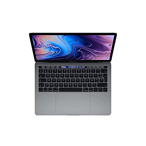 Apple MacBook Pro Touch Bar 13 Zoll, MUHN2LL/A Core i5 1,4 Ghz 8Gb RAM 128 Gb SSD, QWERTZ, MacOs Catalina - Space Grau (Generalüberholt) von Apple