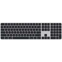 Apple Magic Keyboard (2024) mit Ziffernblock und Touch ID Tastatur kabellos schwarz, silber von Apple