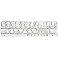 Apple Magic Keyboard mit Ziffernblock und Touch ID Tastatur kabellos weiß, silber von Apple