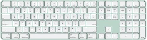 Apple Magic Keyboard mit Touch ID und Numeric Keypad (AZERTY Französisch) Grün (Generalüberholt) von Apple