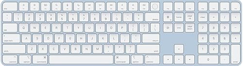 Apple Magic Keyboard with Touch ID and Numeric Keypad (QWERTY Spanish) Blue (Renewed) von Apple