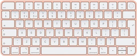 Apple Magic Keyboard mit Touch ID und Numeric Keypad (QWERTZ Deutsch) Orange (Generalüberholt) von Apple