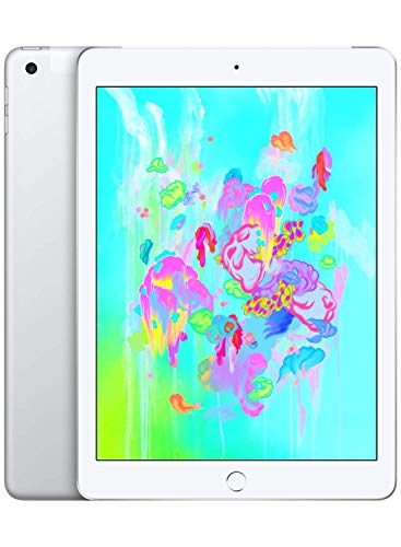 Apple iPad 9.7 (6. Gen) 128GB Wi-Fi + Cellular - Silber - Entriegelte (Generalüberholt) von Apple