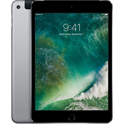 Apple iPad Mini 4 64GB Wi-Fi + Cellular - Space Grau - Entriegelte (Generalüberholt) von Apple