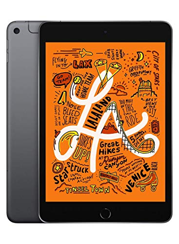 2019 Apple iPad Mini (7,9-zoll, Wi-Fi + Zellular, 64GB) Space Grau (Generalüberholt) von Apple