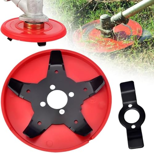 Applearwen Weed Puller Trimmerkopf,26 mm Dual Use Trimmerkopf Universal Rasentrimmer Messer, Stahldraht Rasentrimmerkopf für Wasser und Bodennutzung Garten-Rasentrimmerkopf-Rasenmäher-Elektrowerkzeug von Applearwen