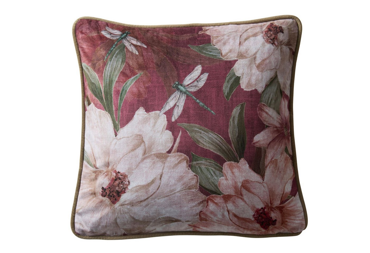 Appletree Heritage Dekokissen Fiorella, Dekokissen aus samtig weichem Stoff Kissenbezug ohne Füllung 43x43 cm Appletree Heritage Dekokissen Fiorella, Dekokissen aus samtig weichem Stoff Kissenbezug ohne Füllung 43x43 cm von Appletree Heritage