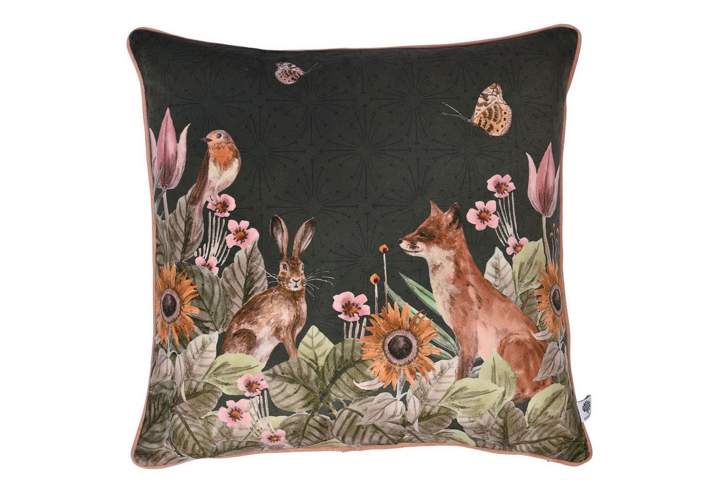 Appletree Heritage Dekokissen Foxdale, Dekokissen aus samtig weichem Stoff Kissenbezug ohne Füllung 43x43 cm Appletree Heritage Dekokissen Foxdale, Dekokissen aus samtig weichem Stoff Kissenbezug ohne Füllung 43x43 cm von Appletree Heritage