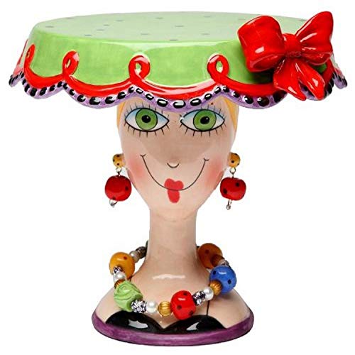 Appletree 6–1/2 Zoll Zucker hohen sozialen von Babs Keramik Kuchen Ständer von Appletree