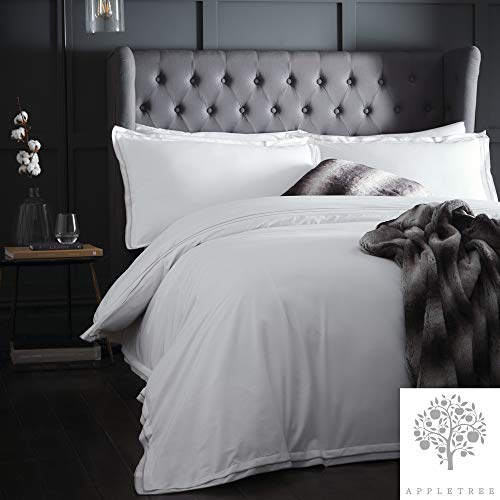 Appletree Alden Bettbezug-Set, 100% Baumwollperkal, Fadenzahl 180, Leinen, Doppelbettgröße Appletree Alden Bettbezug-Set, 100% Baumwollperkal, Fadenzahl 180, Leinen, Doppelbettgröße von Appletree