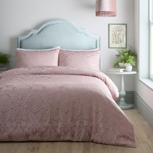 Appletree Heritage Toria Jacquard-Bettwäsche-Set, Kingsize-Bett, Rouge von Appletree