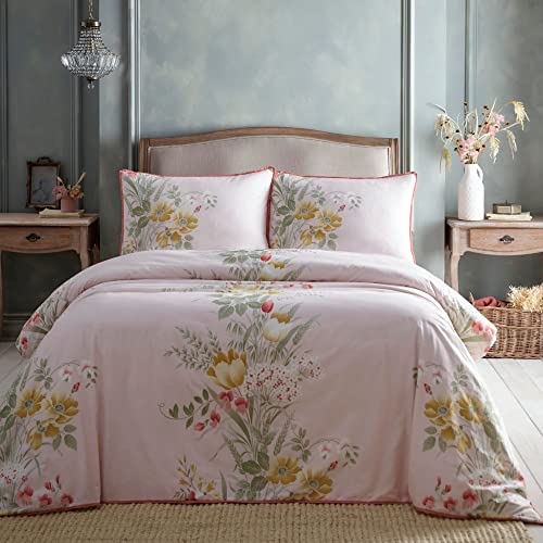 Appletree Heritage – Trudy – Bettwäsche-Set aus 100% Baumwolle – King-Size-Bett in Blush Pink von Appletree
