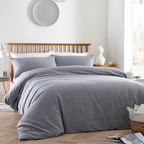 Appletree Loft – Waterford – Bettwäsche-Set aus 100% Baumwolle, für Doppelbett, Blau von Appletree