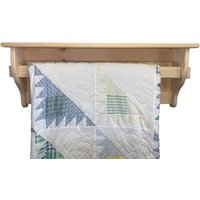 Decke Rack Halter Wandbehang Holz Quilt Unfertige von AppletreeWoodcrafts