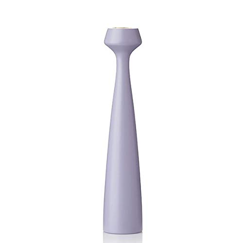 Applicata - Blossom - Lily - Kerzenleuchter, Kerzenständer - Holz - Farbe: Lavender lila - Höhe: 24,5 cm von Applicata