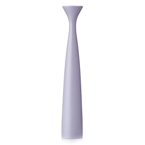 Applicata - Blossom - Rose - Kerzenleuchter, Kerzenständer - Holz - Farbe: Lavender lila - Höhe: 29 cm von Applicata