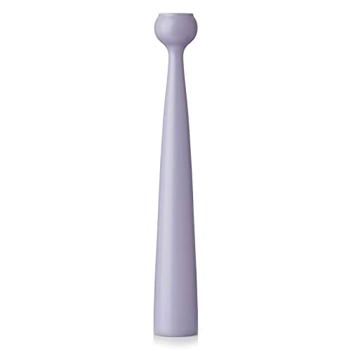 Applicata - Blossom - Tulip - Kerzenleuchter, Kerzenständer - Holz - Farbe: Lavender lila - Höhe: 33,5 cm von Applicata