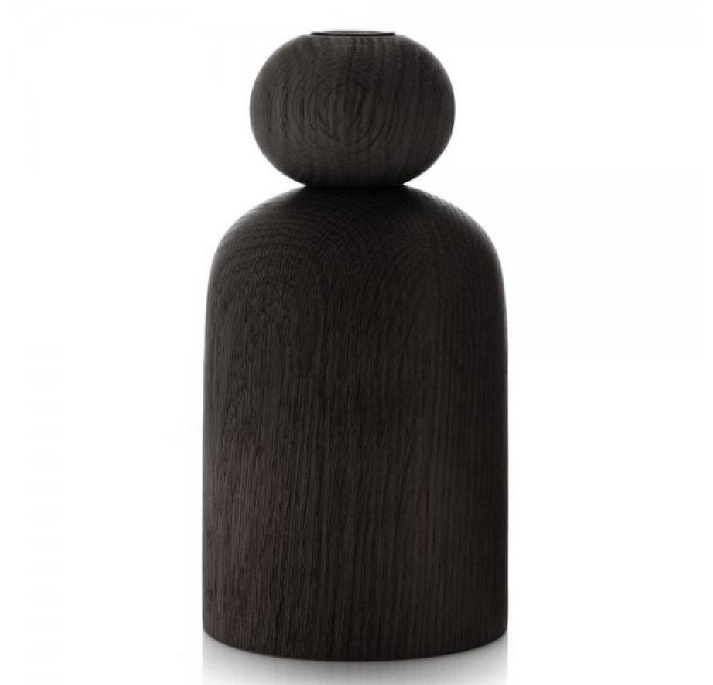 Applicata Dekovase Vase Shape Ball Eiche schwarz gebeizt von Applicata
