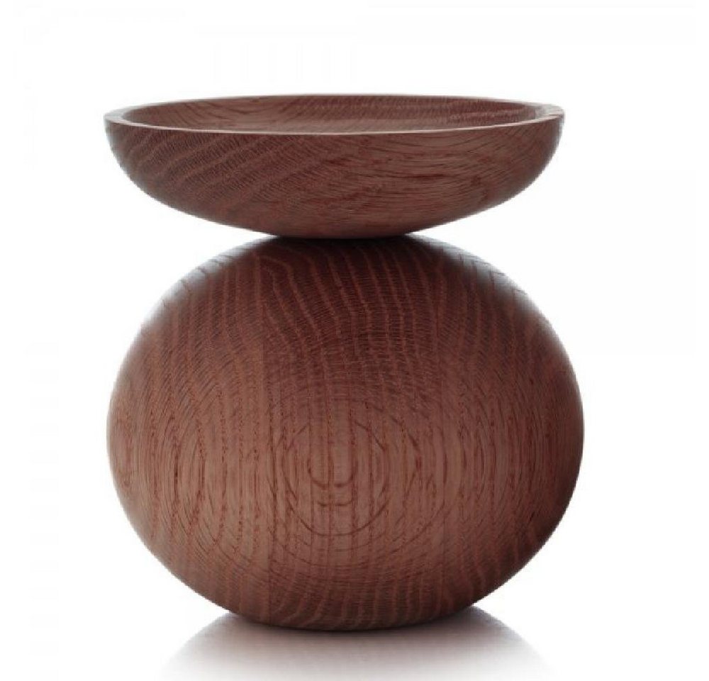 Applicata Dekovase Vase Shape Bowl Eiche geräuchert von Applicata