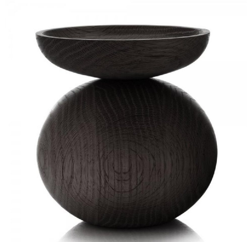 Applicata Dekovase Vase Shape Bowl Eiche schwarz gebeizt von Applicata