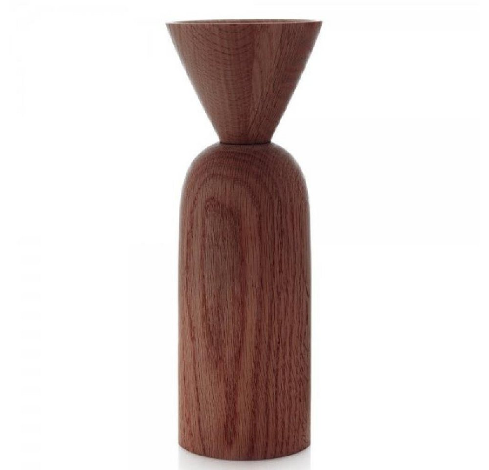 Applicata Dekovase Vase Shape Cone Eiche geräuchert von Applicata