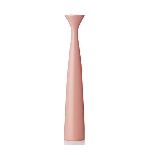 Applicata - Kerzenleuchter, Kerzenhalter - Blossom Rose - Buchenholz - Farbe: warm Rose - Höhe 29 cm von Applicata