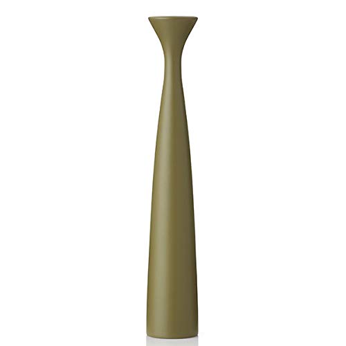 Applicata - Rose - Kerzenhalter - Buchenholz - Olive/Grün - 29 cm von Applicata