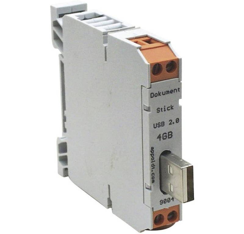 Appoldt Streckenverbinder Appoldt USB-Stick für Hutschiene 1 St. USB2.0-4GB-A IP54, (USB2.0-4GB-A) von Appoldt