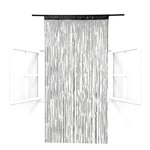Appoo Türvorhänge | Dekorativer Perlenvorhang, Fadenvorhänge für Türöffnungen - Trennvorhang für Türen, für Wohnkultur, Raumteiler, Hochzeit, Café, 1 x 2 von Appoo