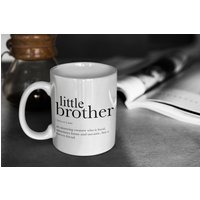 Brother Kaffeetasse - Little Definition, Geschenk Von Schwester, Lustiges Bruder Geschenk, Für Bruder, Bithday, Liebe von AppreciationDesigns