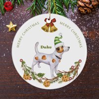 Jack Russell Terrier Ornament, Weihnachten, Geschenke, Hund Ornament Personalisierte Geschenke Für Besitzer von AppreciationDesigns