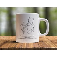 Lehrer Kaffeetasse - Danke Für Den Glauben An Mich, The Pooh End Of Term Andenken, Geschenk, Danke, Kindergarten von AppreciationDesigns