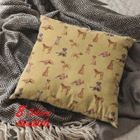 Rhodesian Ridgeback Dekokissen, Hundeliebhaber Geschenk, All Over Print Kissen, Haustierliebhaber Geschenk Idee, Wohnkultur von AppreciationDesigns