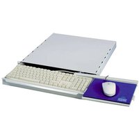 Apranet 26510037 19 Zoll Netzwerkschrank-Einschubsystem 1 HE Lichtgrau von Apranet