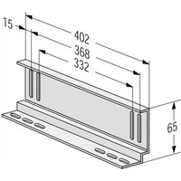 Apranet 26510160 19 Zoll Netzwerkschrank-Schienen von Apranet