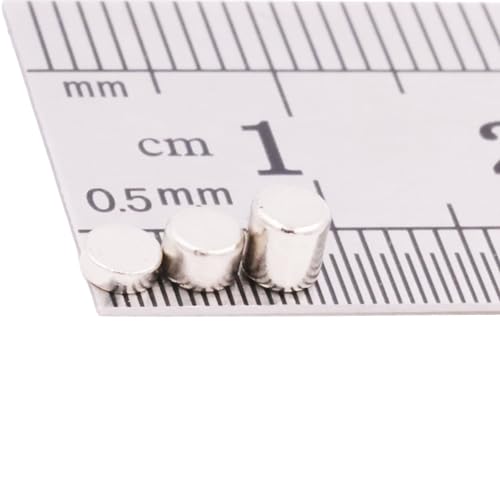 Aprilheld | 15 Scheiben-Magnete Set 3x1mm + 3x2mm + 3x3mm | N52 stärkste Klasse - Neodym-Magnete extra stark | Power-Magnet für Pinnwand, Kühlschrank | Mini Magnetscheibe von Aprilheld