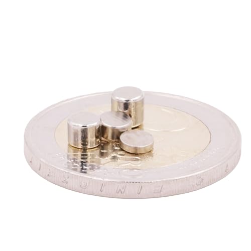 Aprilheld | 40 Scheiben-Magnete Set 4x1mm + 4x2mm + 4x3mm + 4x4mm | N52 stärkste Klasse - Neodym-Magnete extra stark | Power-Magnet für Pinnwand, Kühlschrank | Mini Magnetscheibe Aprilheld | 40 Scheiben-Magnete Set 4x1mm + 4x2mm + 4x3mm + 4x4mm | N52 stärkste Klasse - Neodym-Magnete extra stark | Power-Magnet für Pinnwand, Kühlschrank | Mini Magnetscheibe von Aprilheld