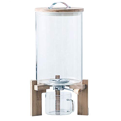 Aprilhp Vorratsglas mit Deckel, 5L/8L, Glas Müslispender Vorratsdosen Set Luftdicht Vorratsbehälter Küche Aufbewahrung Schüttdose, Halten Sie Lebensmittel Frisch und Trocken8L von Aprilhp