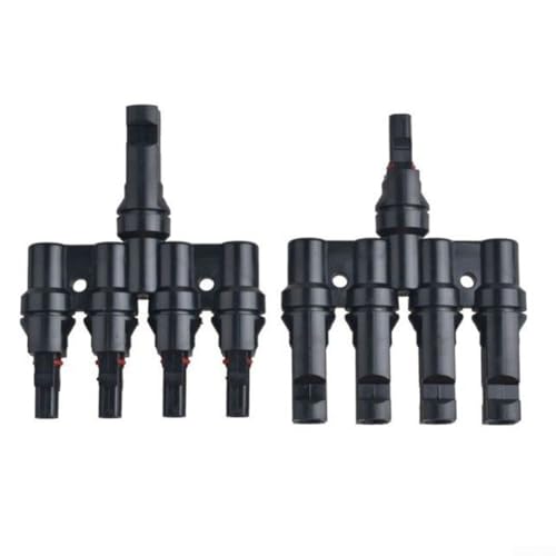 1 Paar Solarpanele Steckverbinder Set, 4 bis 1 T mit Sicherungshalter für optimalen Stromfluss 1 Paar Solarpanele Steckverbinder Set, 4 bis 1 T mit Sicherungshalter für optimalen Stromfluss von Aprilsunnyzone